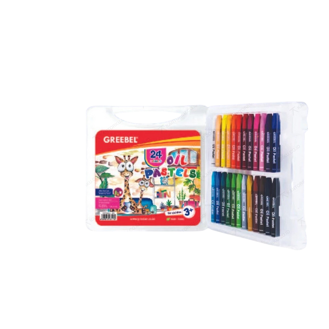 GREEBEL Crayon Oil Pastel 24 Warna