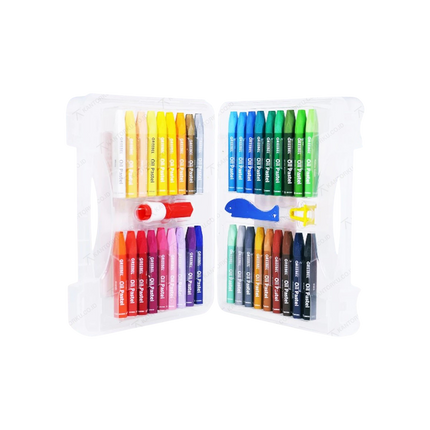 Greebel Oil Pastel 36 Warna dengan Tekstur Halus