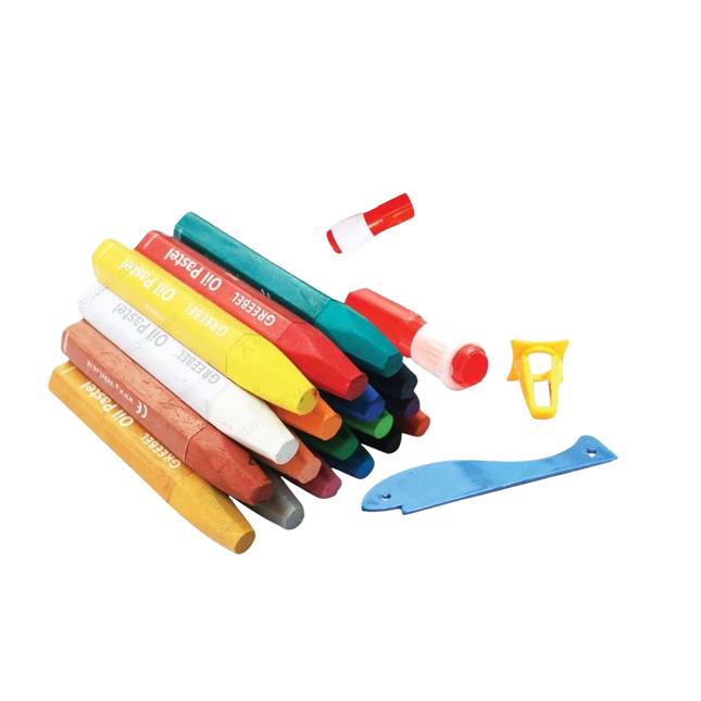 GREEBEL Crayon Oil Pastel 55 Warna