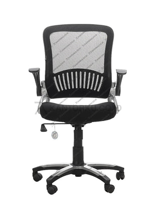 Kursi kerja staff Harold dengan desain modern ergonomis berbahan mesh dan fabric premium – Kantorku