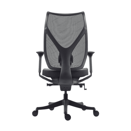 Hermes office chair FIRM dengan pengaturan tinggi dan armrest. Tersedia di Kantorku