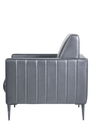 Sofa 1 seater ergonomis nyaman terjangkau dengan bahan kulit sintetis premium Tersedia di Kantorku.co.id