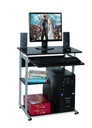Meja Serbaguna Lunar H 904 Praktis untuk komputer dan printer
