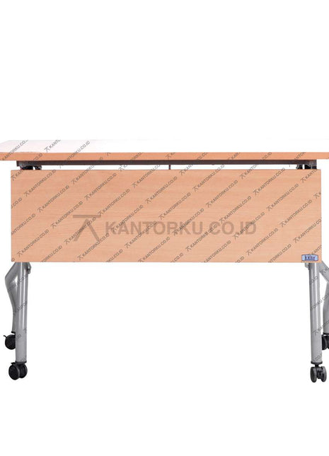 Meja kerja Ichiko ICT 21 elegan dengan desain lipat praktis — kantorku