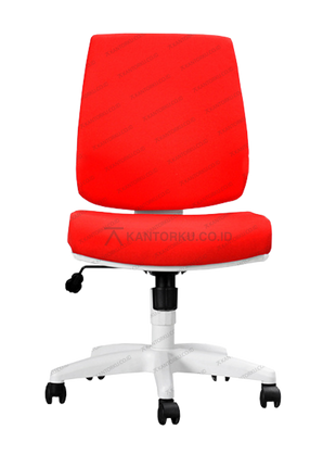 Kursi kerja Savello Impressa Pro L putih elegan dengan desain modern dan fitur ergonomis Kantorku