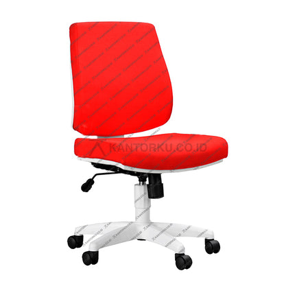 Kursi kantor Savello Impressa Pro L desain kekinian dengan frame putih dan gaslift halus Kantorku.co.id