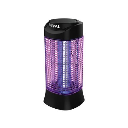 Lampu Anti Nyamuk MEVAL Silinder dengan Cahaya UV 360 Derajat