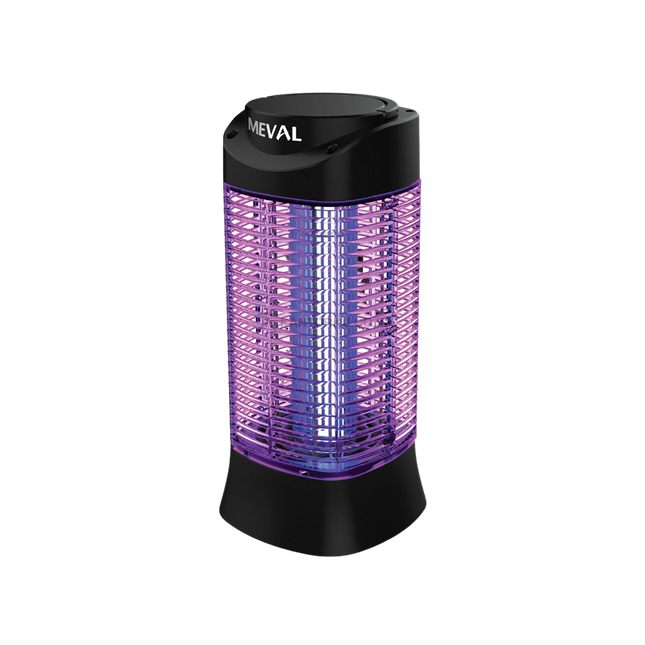 Lampu Anti Nyamuk MEVAL Silinder dengan Cahaya UV 360 Derajat
