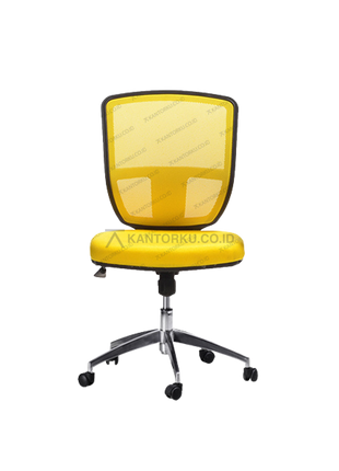 Kursi kantor Savello Inspira GA ergonomis dengan aluminium footbase dan desain minimalis Kantorku