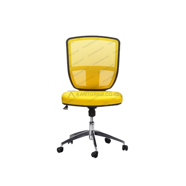 Kursi kantor Savello Inspira GA ergonomis dengan aluminium footbase dan desain minimalis Kantorku