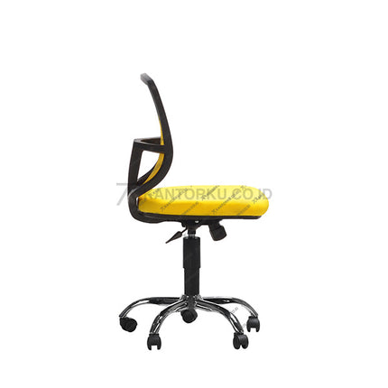 Kursi staf Savello Inspira GP swivel chair dengan kaki chrome kuat dan tampilan profesional Kantorkudotcodotid
