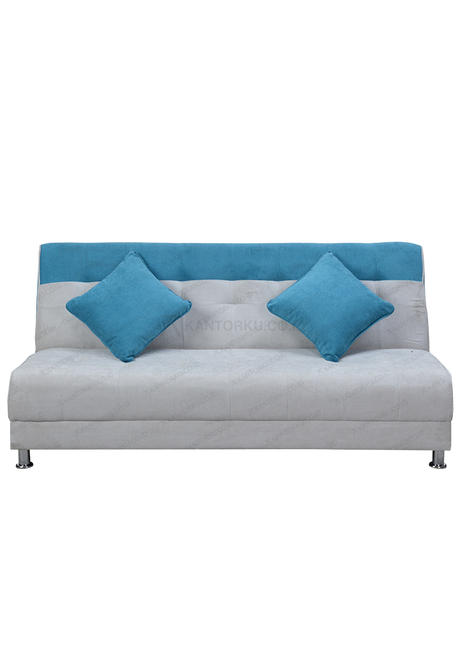 Sofabed Ivanka Oliv multifungsi modern two tone elegan Tersedia di Kantorku