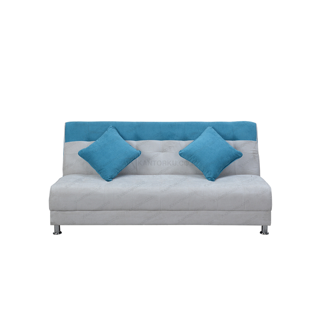 Sofabed Ivanka Oliv multifungsi modern two tone elegan Tersedia di Kantorku