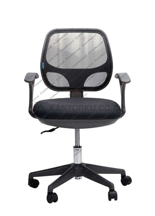 Kursi Kantor Inco Javico I ergonomis dengan sandaran lengan, tilt control, dan kaki nylon – KANTORKU.