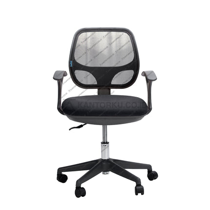 Kursi Kantor Inco Javico I ergonomis dengan sandaran lengan, tilt control, dan kaki nylon – KANTORKU.
