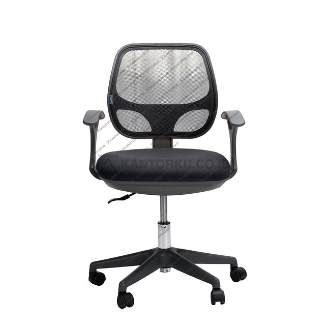 Kursi Kantor Inco Javico I ergonomis dengan sandaran lengan, tilt control, dan kaki nylon – KANTORKU.