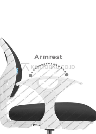 Kursi kantor Inco Javico I W-CR dengan kontrol kemiringan, sandaran ergonomis, dan kaki chrome – KANTORKUDOTCODOTID