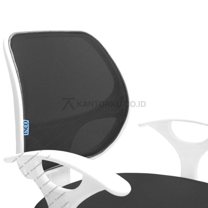 Kursi kerja Javico I W-CR elegan dengan sandaran lengan nyaman dan rangka kaki chrome – KANTORKU