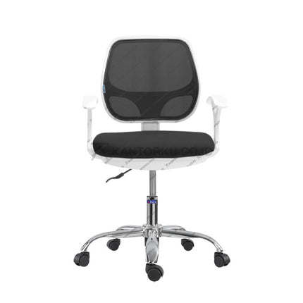 kursi Kantor Inco Javico I W-CR ergonomis dengan sandaran lengan, tilt control, dan kaki chrome elegan – KANTORKU.