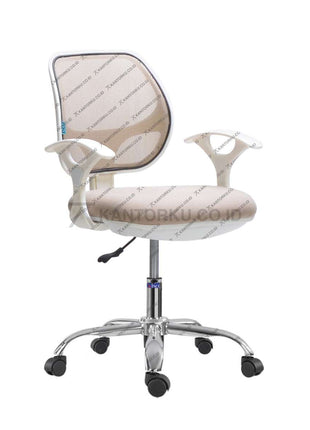 Kursi kantor Inco Javico I W-CR dengan kenyamanan maksimal, desain modern, dan kaki chrome elegan – KANTORKU