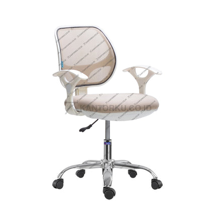 Kursi kantor Inco Javico I W-CR dengan kenyamanan maksimal, desain modern, dan kaki chrome elegan – KANTORKU