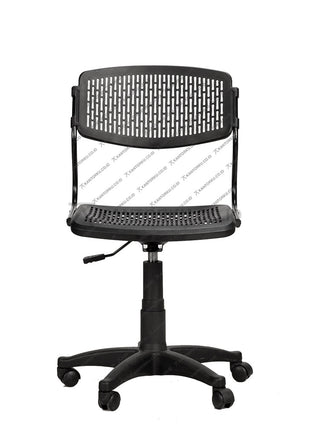 Kursi hadap Harold modern dengan dudukan ergonomis dan kaki baja – Kantorku