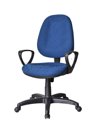 Kursi kantor HighPoint BK 26 dudukan foam empuk kain fabric kantorkudotcodotid