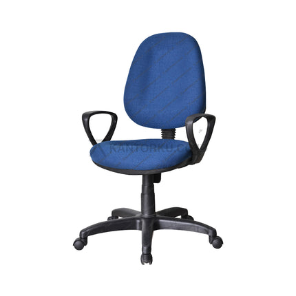 Kursi kantor HighPoint BK 26 dudukan foam empuk kain fabric kantorkudotcodotid