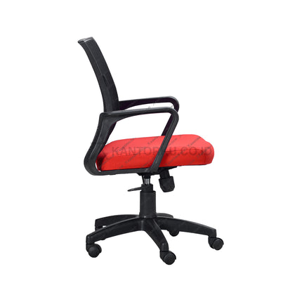 Kursi STAFF sandaran jaring dengan desain Minimalis Minimalis - Kursi Kantor Ergonomis - Kursi Kerja desain Minimalis - Kursi Karyawan - subaru KATO - KANTORKU