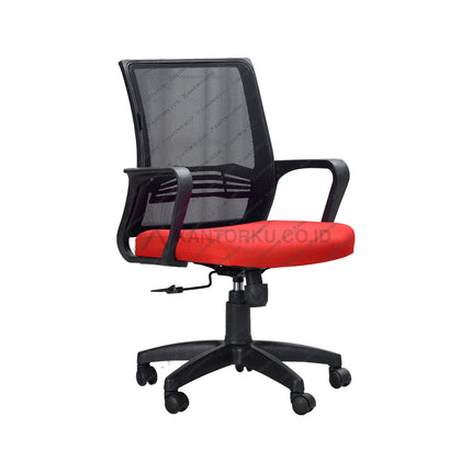Kursi STAFF sandaran jaring dengan desain Minimalis Minimalis - Kursi Kantor Ergonomis - Kursi Kerja desain Minimalis - Kursi Karyawan - subaru KATO - KANTORKU