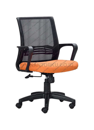Kursi STAFF sandaran jaring dengan desain Minimalis Minimalis - Kursi Kantor Ergonomis - Kursi Kerja desain Minimalis - Kursi Karyawan - subaru KATO - KANTORKU