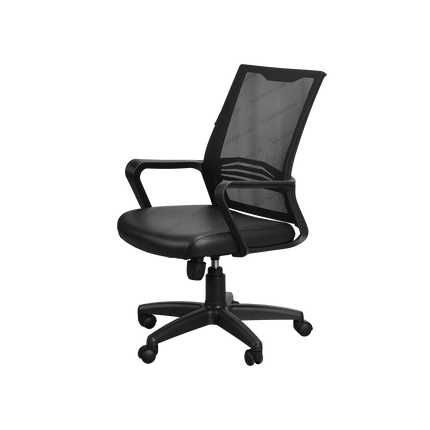 Kursi kantor nyaman Subaru Kato dengan kaki nylon yang kokoh dan tahan lama.