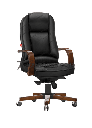 Ichiko Kenzo I WD HDT Leather kursi kantor elegan kayu dan oscar premium — kantorku.co.id