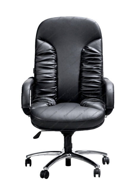 Kursi kerja Savello Kingdom HA elegan dengan sandaran ergonomis dan armrest berlapis busa Kantorkudotcodotid