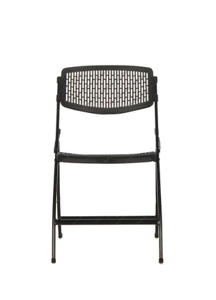 Kursi lipat Ergotec KL1B ringan dan kuat dengan bahan plastik dan frame powder coated Kantorku