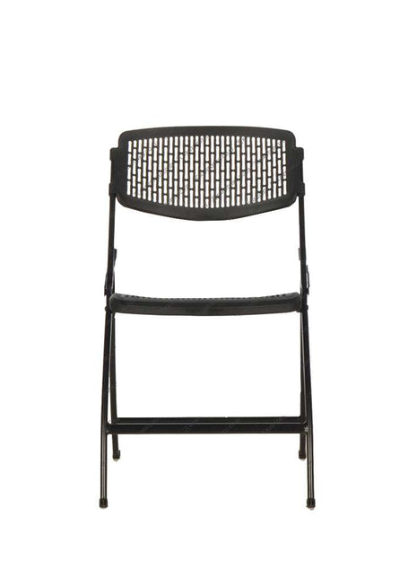 Kursi lipat Ergotec KL1B ringan dan kuat dengan bahan plastik dan frame powder coated Kantorku