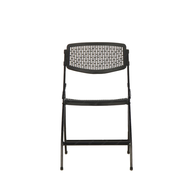 Kursi lipat Ergotec KL1B ringan dan kuat dengan bahan plastik dan frame powder coated Kantorku