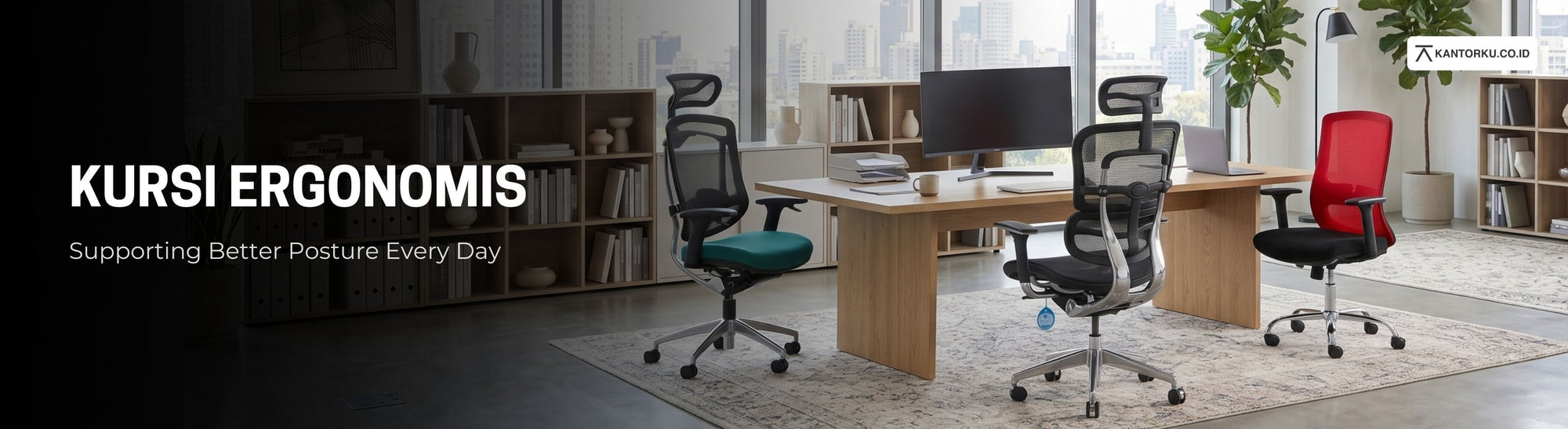 KOLEKSI KURSI ERGONOMIS KANTORKU JAKARTA