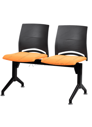 Kursi bandara Ergotec ergonomis dengan chasis logam tebal dan tampilan profesional Kantorkudotcodotid