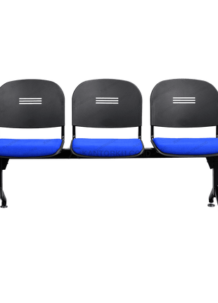 Kursi Tunggu Bandara Ergotec dengan desain ergonomis dan dudukan fabric lembut Kantorku