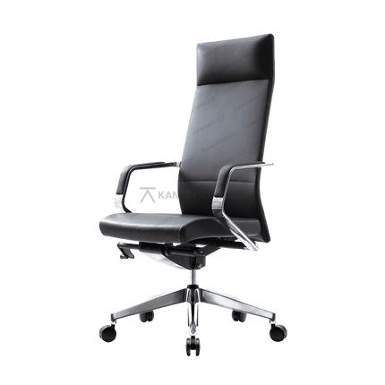 Kursi kantor Kyle FIRM dilengkapi mekanisme synchronized tilting. Tersedia di Kantorku.co.id