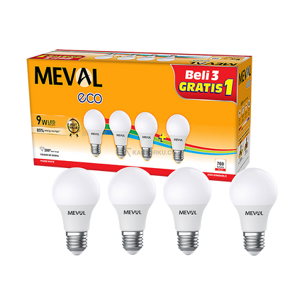 Lampu LED hemat energi MEVAL ECO 9W