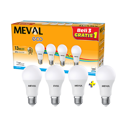 Lampu LED MEVAL ECO dengan cahaya terang