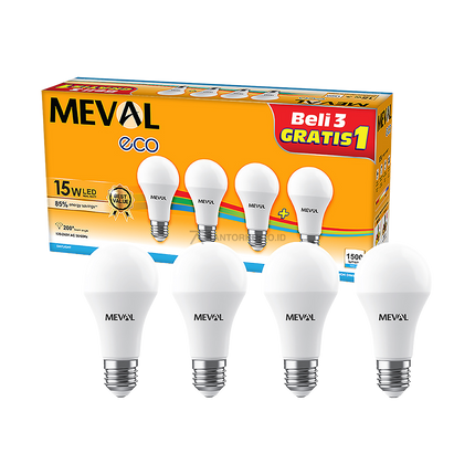 Lampu LED MEVAL ECO 15W Hemat Energi untuk Pencahayaan Rumah
