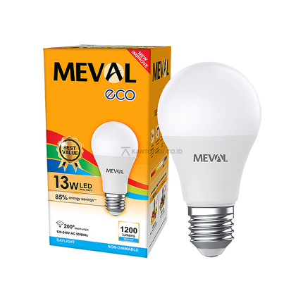 Lampu LED Bulb MEVAL Eco 13W Hemat Energi untuk Rumah