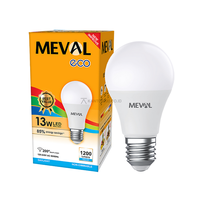 Lampu LED Bulb MEVAL Eco 13W Hemat Energi untuk Rumah