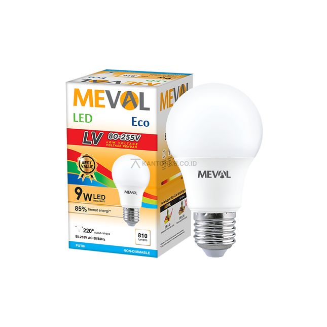Lampu LED Bulb MEVAL LV 9W 810 Lumens