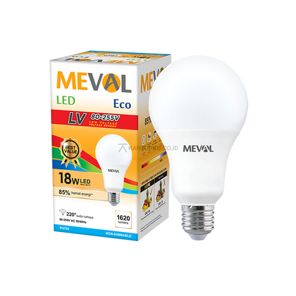 Lampu LED MEVAL Eco LV 18W Hemat Listrik untuk Kantor