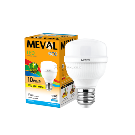 Lampu Putih LED MEVAL Kapsul Eco EK1 10A 10 Watt