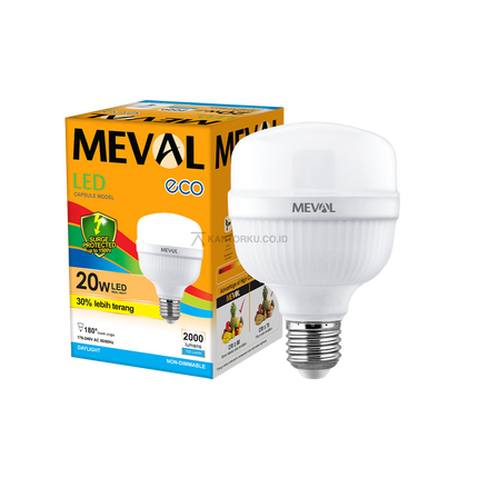 Lampu LED MEVAL Kapsul Eco 20W untuk Rumah